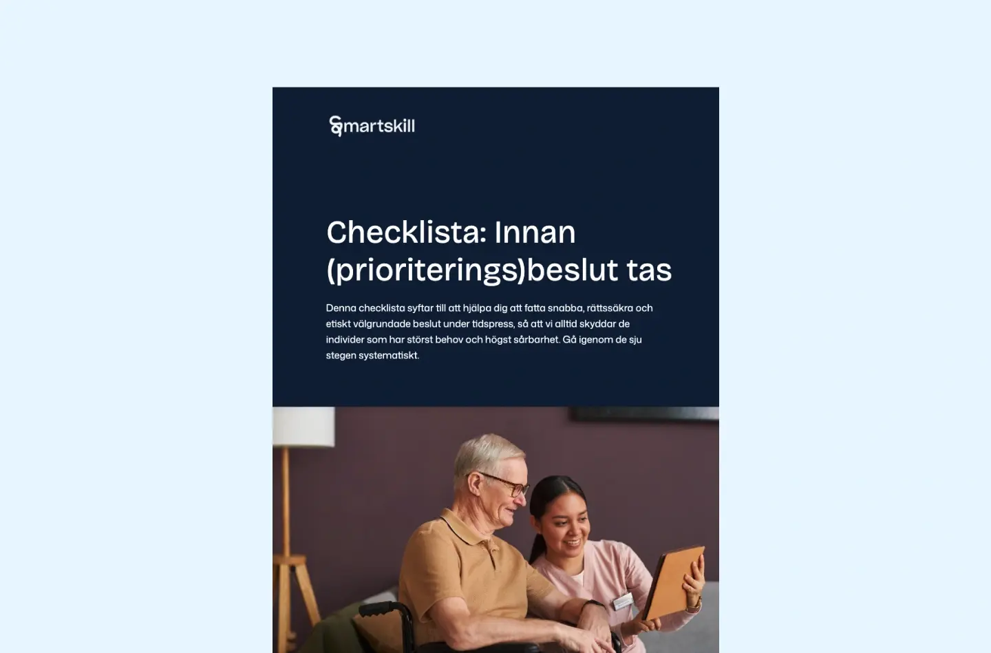 Checklista innan prioriteringsbeslut tas@1x
