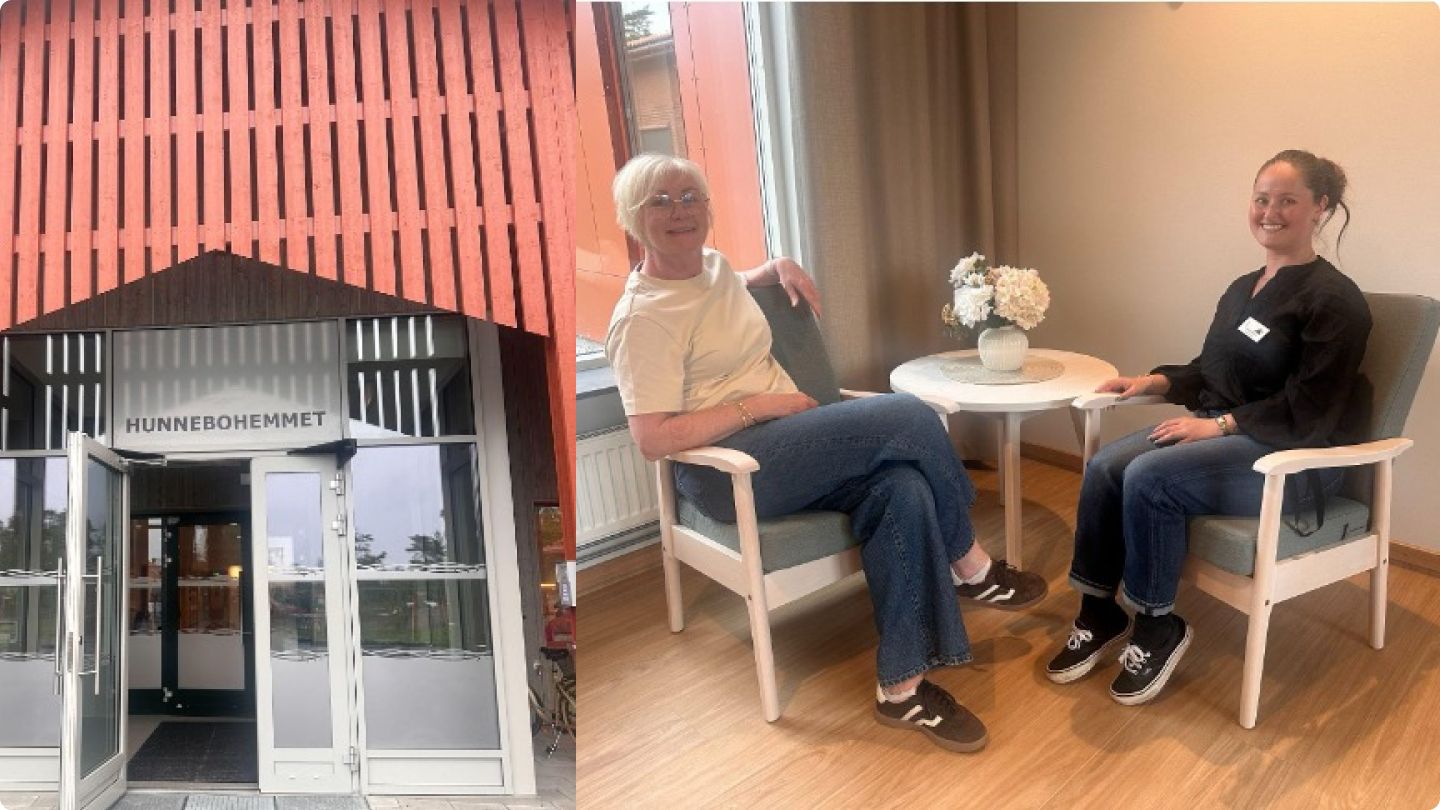 Maria och Rebecka från Hunnebohemmet